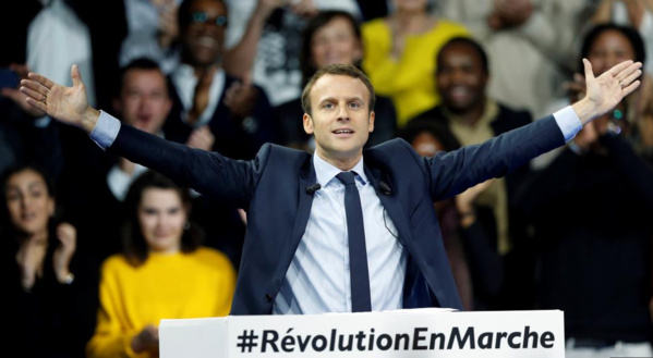 Démonstration de force de Macron, "candidat du travail"