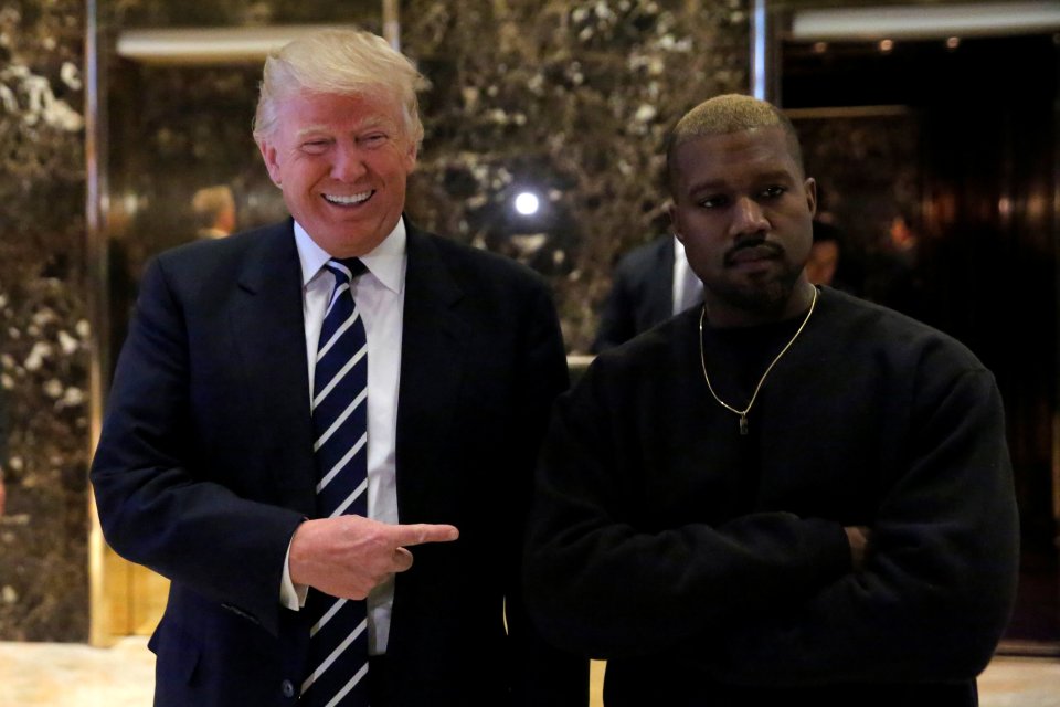 Kanye West rend visite à Donald Trump et fait avec lui du Snapchat