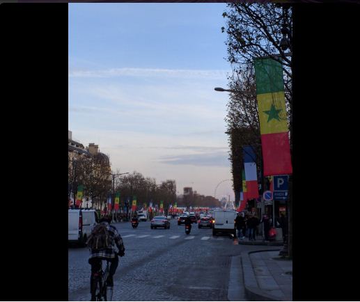 Visite d'Etat du président Macky Sall à Paris, le Sénégal à l'honneur sur les Champs-Élysées
