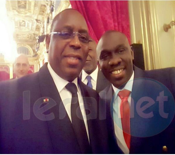 Papa Diouf et le président Macky Sall