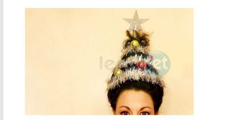 Coiffer ses cheveux en sapin de Noël est la nouvelle tendance beauté des fêtes