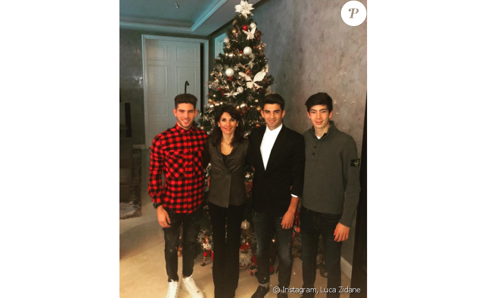Les Zidane prêts pour Noël : Luca partage une jolie photo de famille