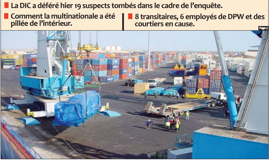 Grâce à ces manœuvres frauduleuses, près de 2000 containers sont passés sous le nez de l’opérateur portuaire.