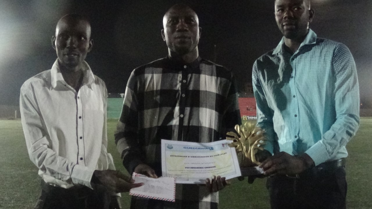 Ibrahima Gningue est sacré ambassadeur du Faire Play