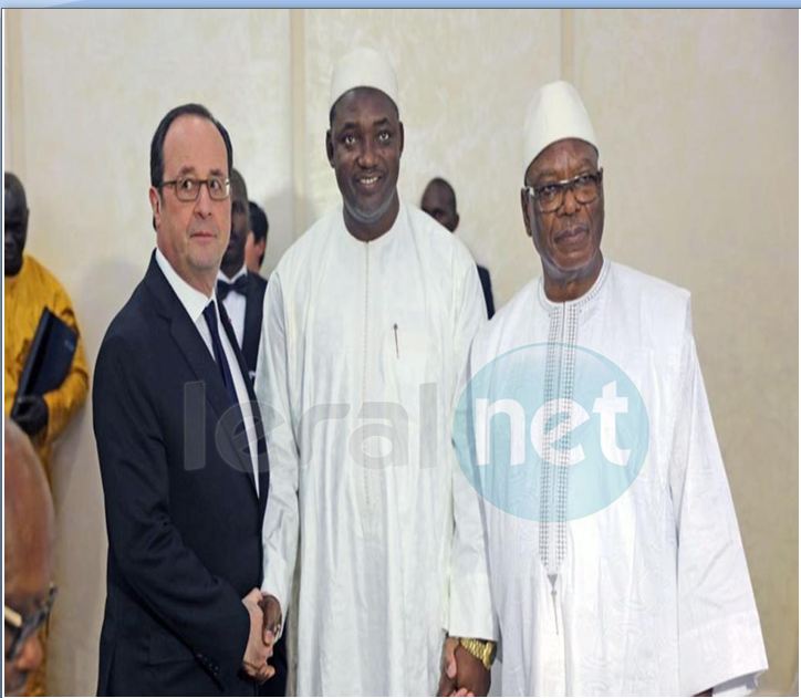 François Hollande, Adama Barrow