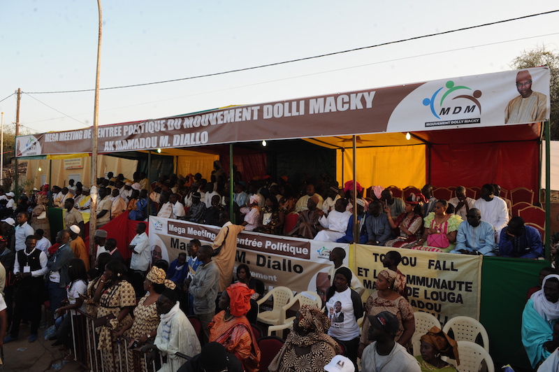 10 photos : le meeting de la rentrée politique de Mamour Diallo à Louga en images