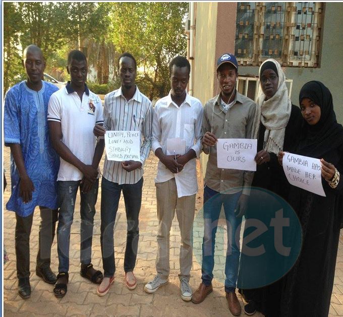 étudiants gambiens au Soudan
