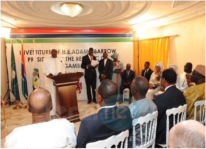 Photos- Investiture du nouveau président de la Gambie, Adama Barrow