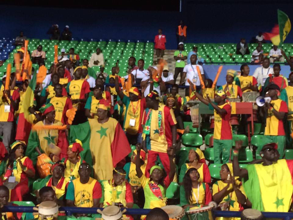 Photos- Match - Sénégal vs Cameroun, le 12e Gaïndé déjà sur place au stade de Franceville