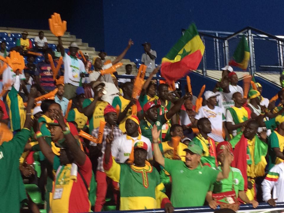 Photos- Match - Sénégal vs Cameroun, le 12e Gaïndé déjà sur place au stade de Franceville