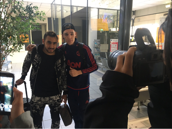 Arrivé de Payet à l'aéroport Marseille
