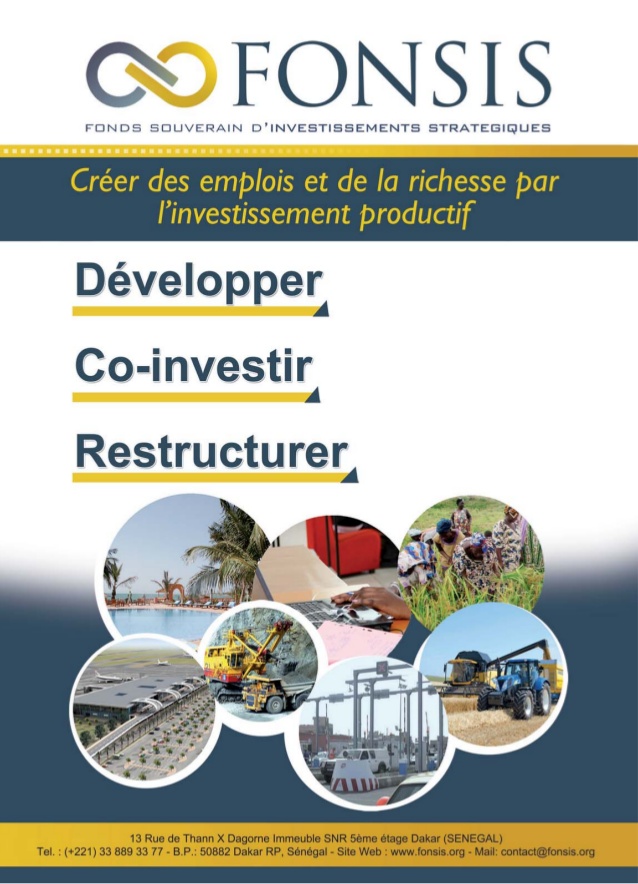 FONSIS : ANNONCE DE RECRUTEMENT
