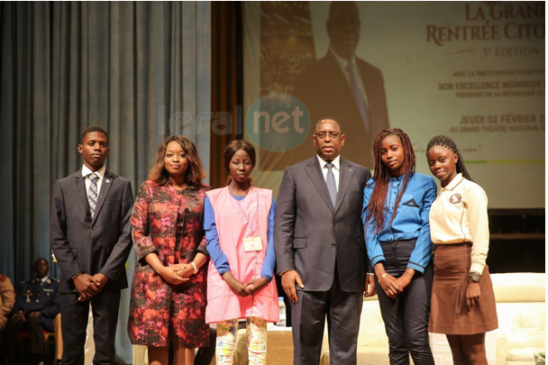 Photos: le Président Macky Sall présidait ce jeudi 02 février la 5e édition de la Grande Rentrée citoyenne