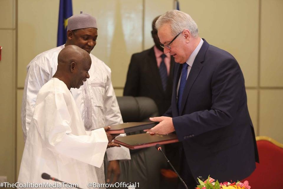 L'UE ouvre un nouveau chapitre avec la Gambie:  50 milliards de franc CFA pour un plan d’aide immédiat