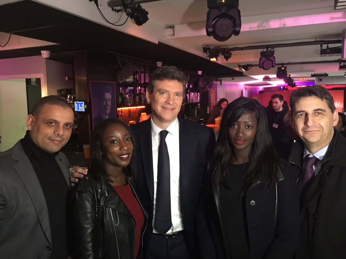 Aïssata Seck avec Arnaud Montrouge