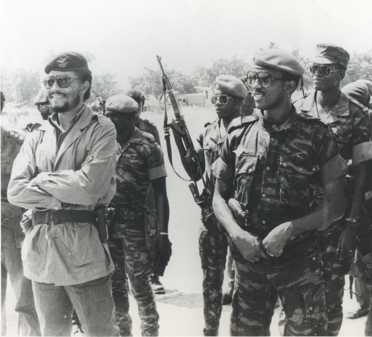 Image d'archives : Thomas Sankara, ancien président du Burkina Faso.