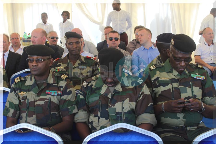 la réception de deux Aéronefs à la base aérienne capitaine Mame Andalla Cissé