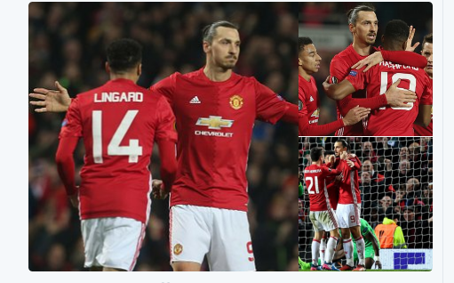Manchester United coule Saint-Etienne avec un triplé de Zlatan Ibrahimovic