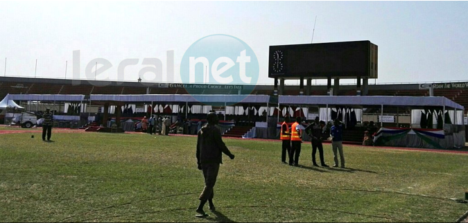 Le stade de l'Indépendance de Banjul qui abritera la 52e célébration de l’anniversaire de l’indépendance de la Gambie le 18 février déjà prêt