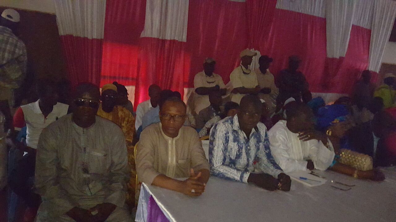 Conférence de presse des Leaders de l'Alliance pour la République à Kaolack 