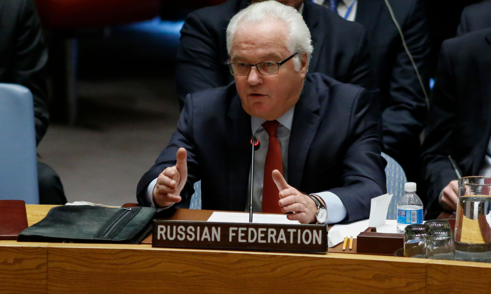 New York : "Mort soudaine"  de l'ambassadeur russe,  Vitali Tchourkine à l'ONU