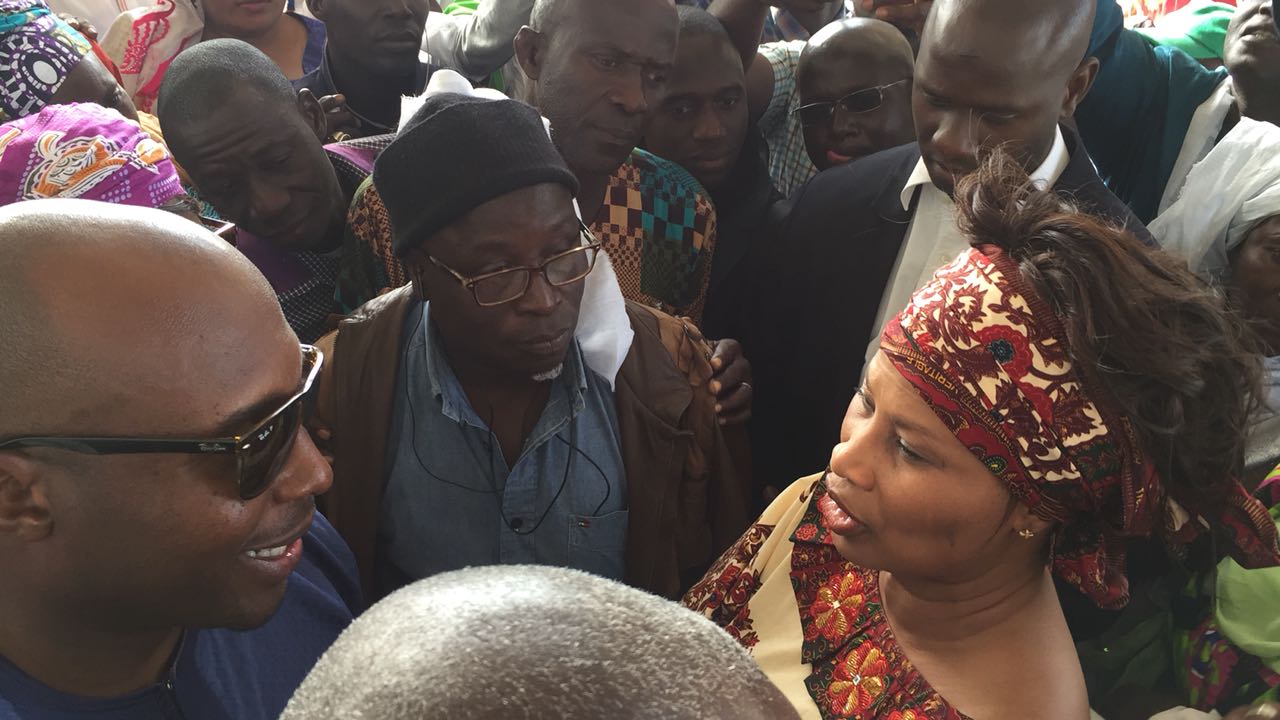 Aissata Tall Sall en soutien du maire Khalifa Sall (Photos)