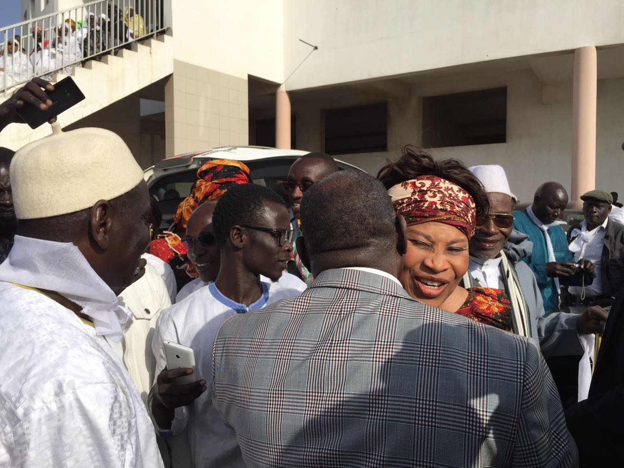 Aissata Tall Sall en soutien du maire Khalifa Sall (Photos)