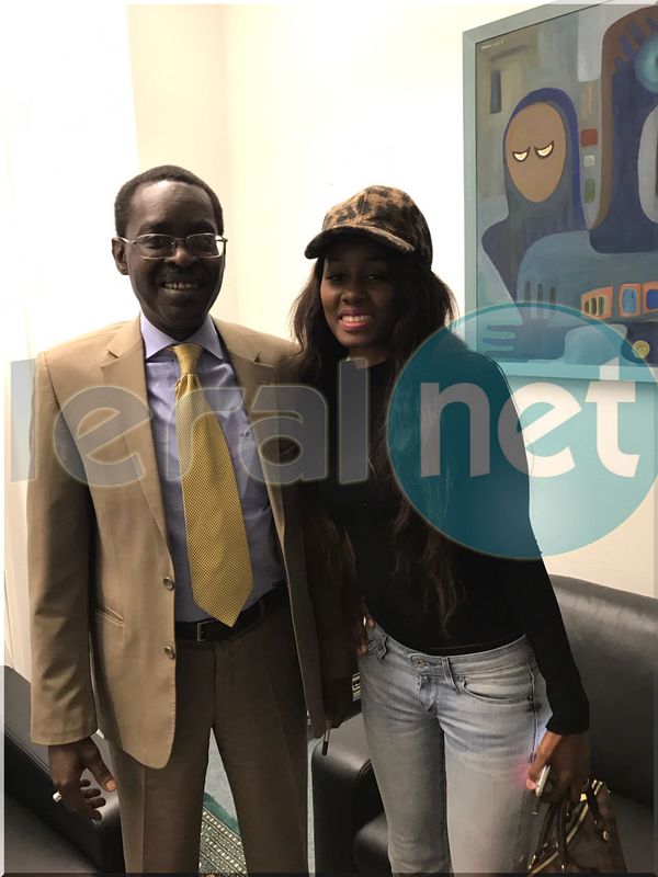 Photos- Queen Biz en tournée européenne, elle passe chez l'ambassadeur du Sénégal en Allemagne!!! 