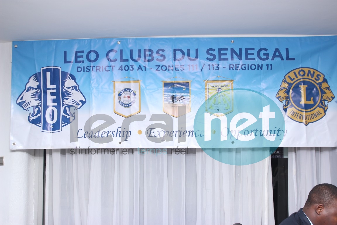 Cérémonie Lions Club Dakar Téranga