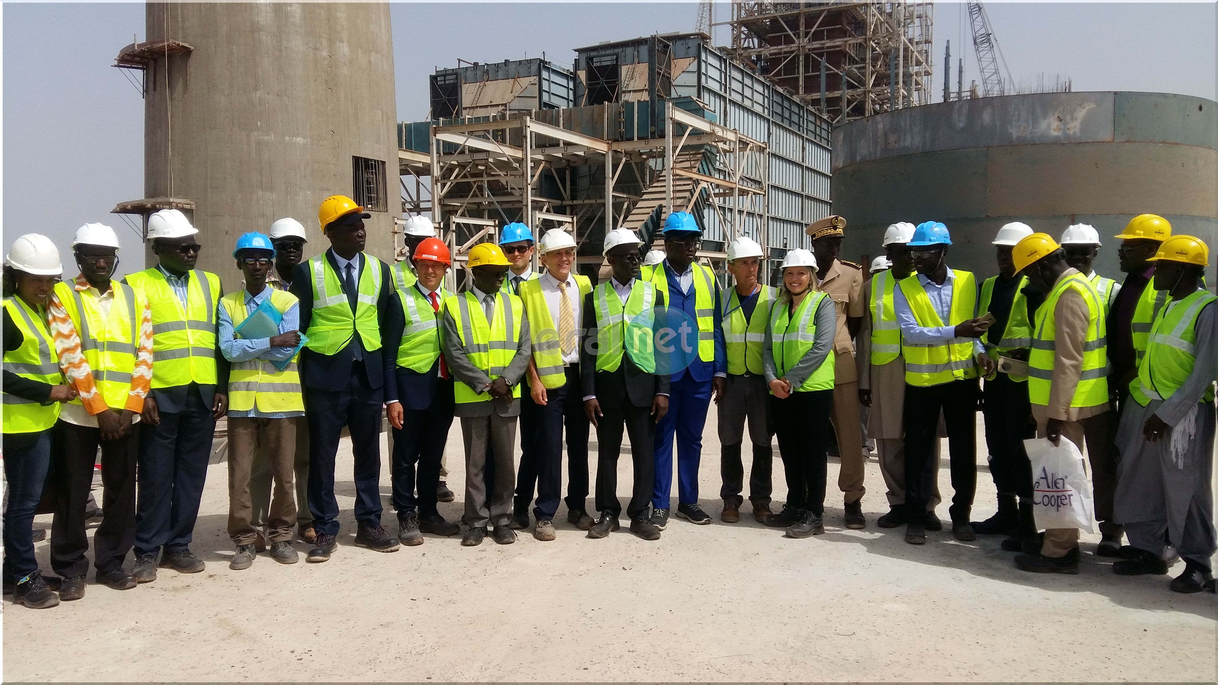 Photos- Visite de la Centrale électrique au charbon de Bargny (SENELEC)