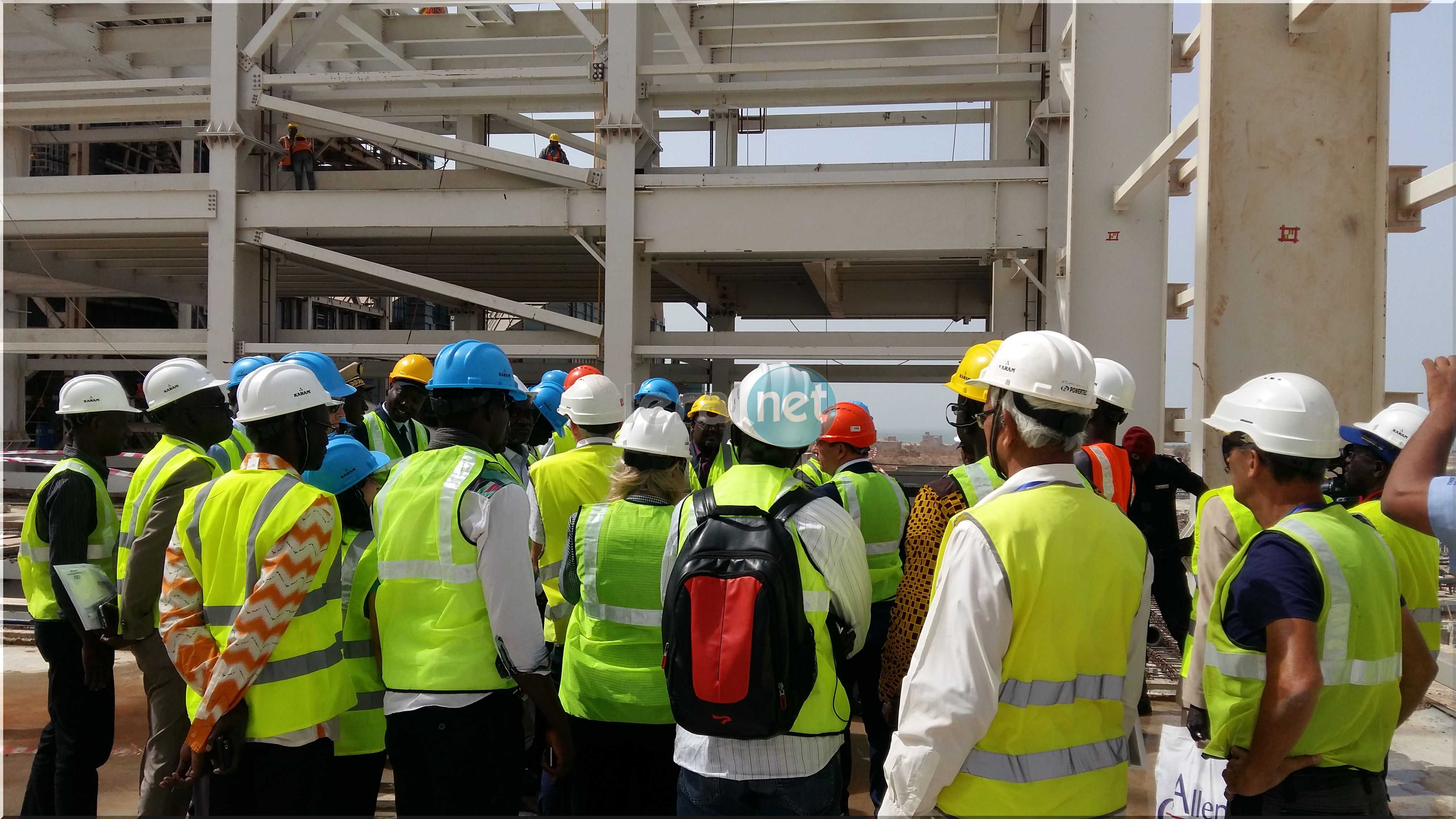 Photos- Visite de la Centrale électrique au charbon de Bargny (SENELEC)