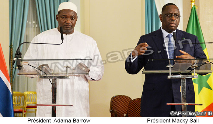 Macky Sall et Adama Barrow ont fait un large tour d’horizon des relations bilatérales entre les deux pays lors d’un entretien.