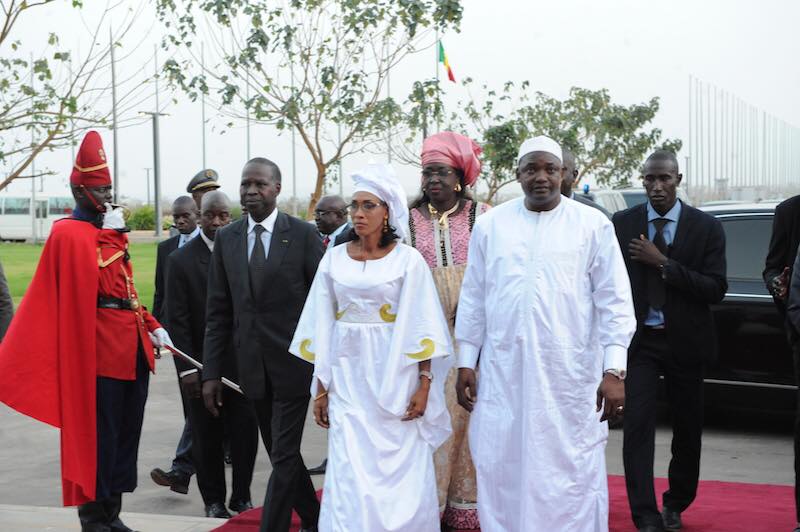 31 photos: Adama Barrow et le PM Mahammad Boun Abdallah Dionne visitent les chantiers de Diamniadio