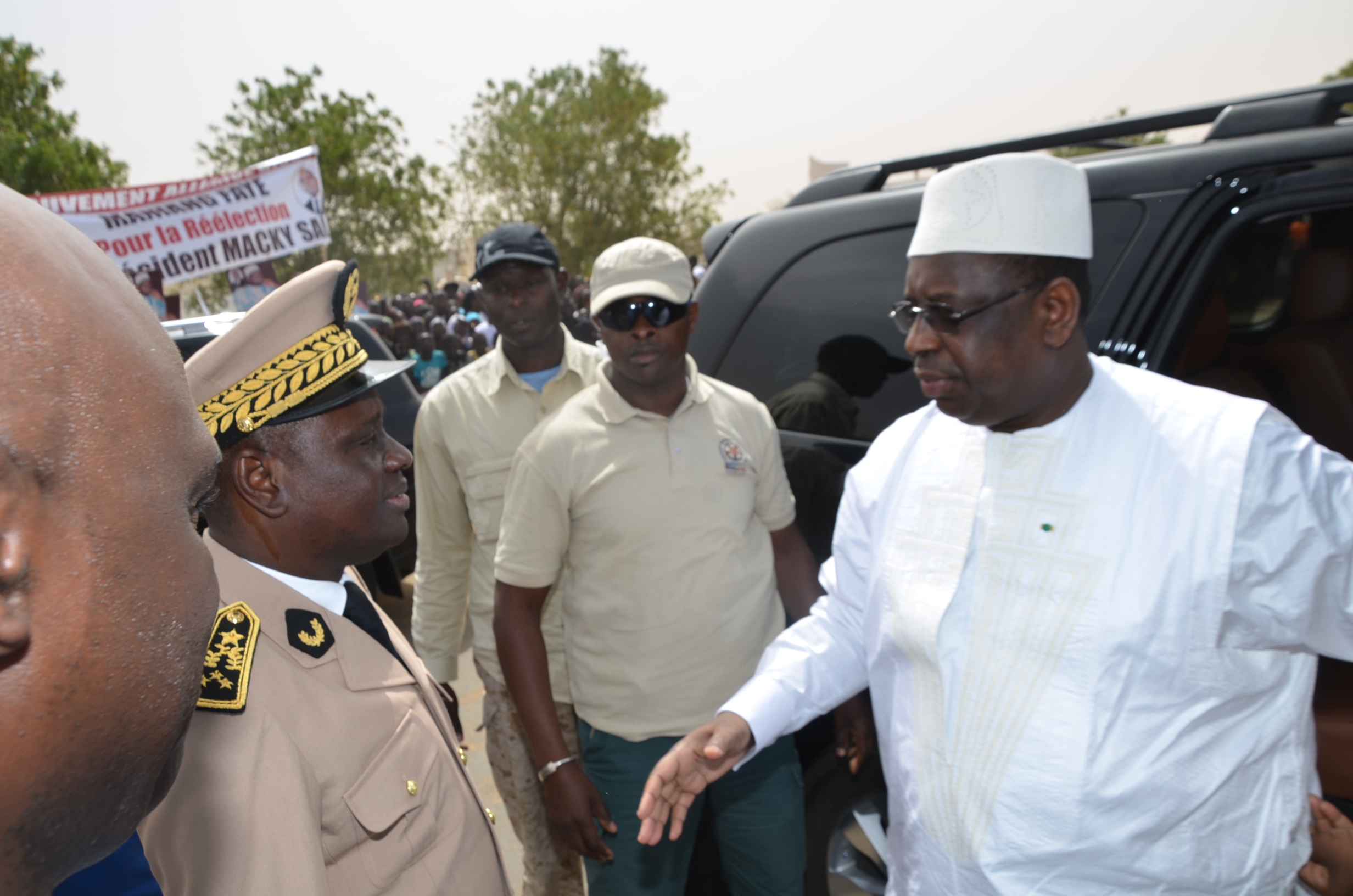 Les images de la visite du Président Macky Sall à Louga
