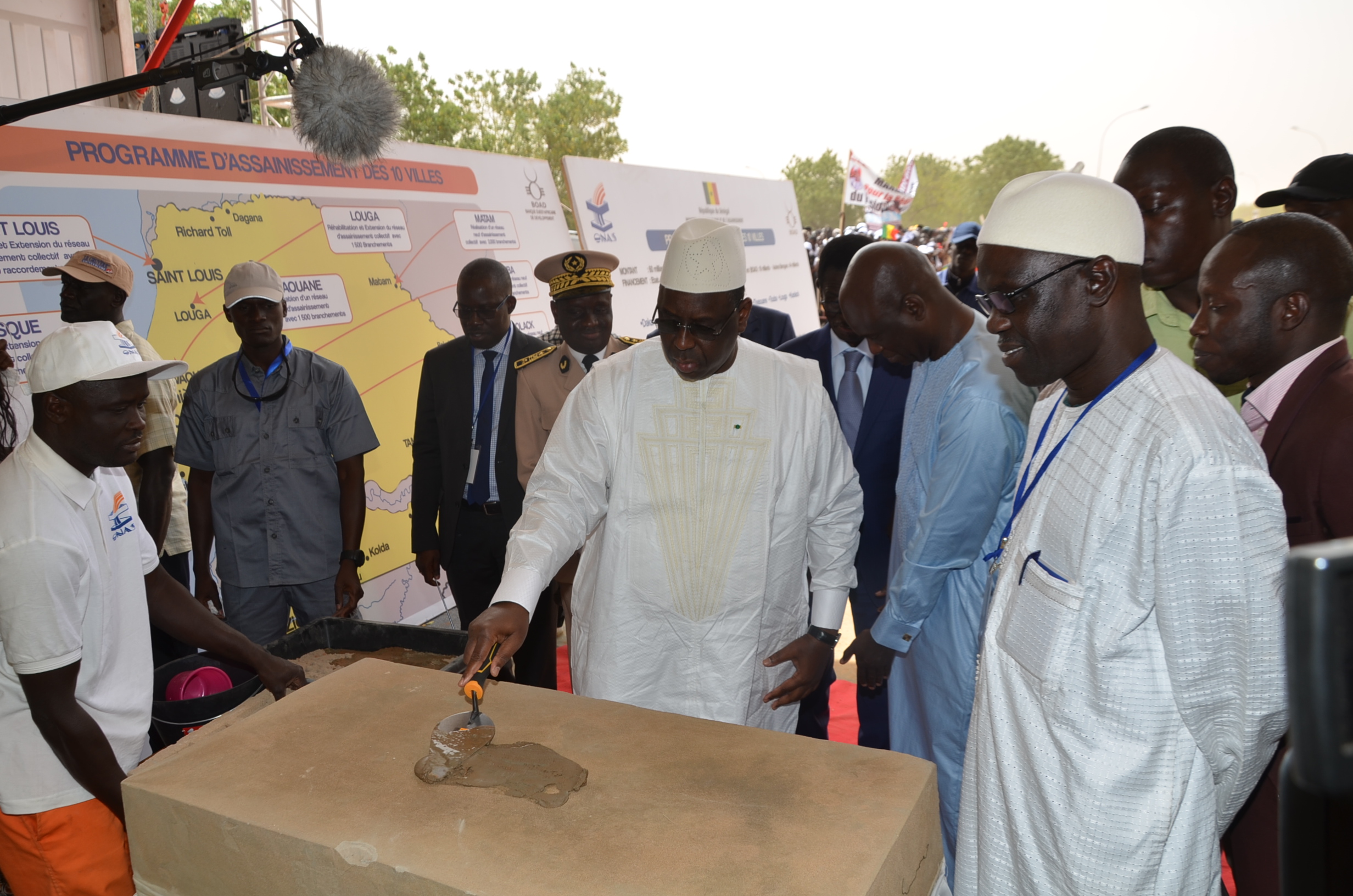 Les images de la visite du Président Macky Sall à Louga