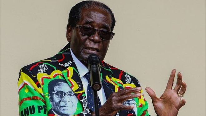 "Quand il s'agit de Donald Trump et de ses idées nationalistes "l'Amérique aux américains", je suis d'accord ", a dit  le président zimbabwéen au Herald Newspaper