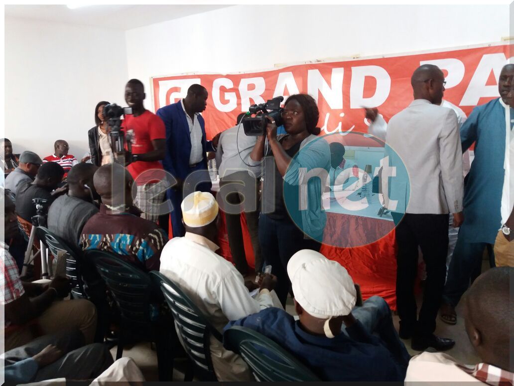 Photos- point de presse : Convention des jeunes du Grand Parti de Guédiawaye