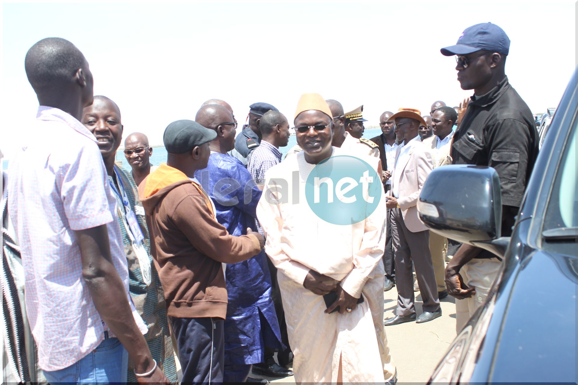 Photos: le Ministre de la Pêche et de l'Economie Maritime, Oumar Guèye à Missira
