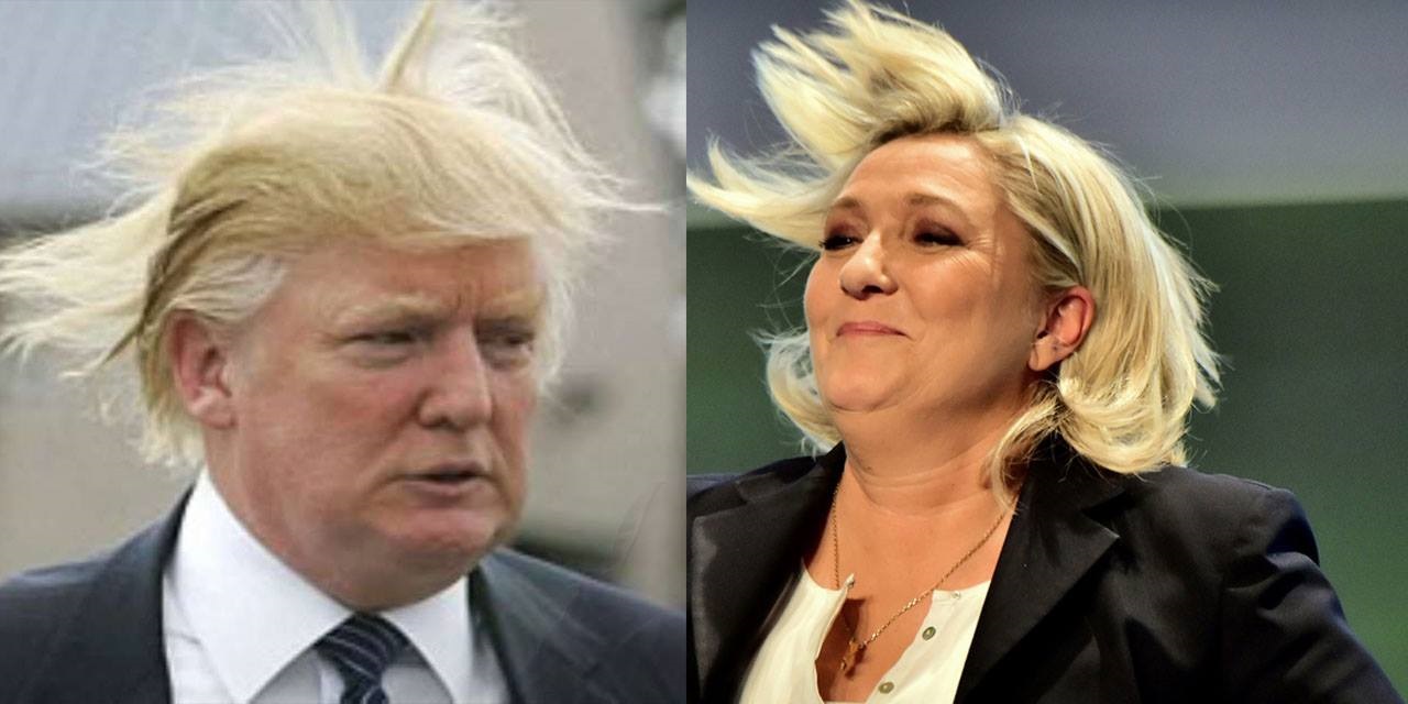 Donald Trump et Marine Le Pen, une ressemblance troublante