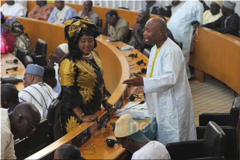 Fatou Diouf et Barthélémy Dias