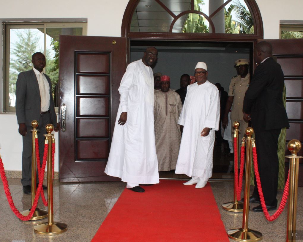 Visite de courtoisie de Moustapha Cissé Lo au Président de la République du Mali  S.E Ibrahim Boubacar KEITA,ce vendredi, à Bamako