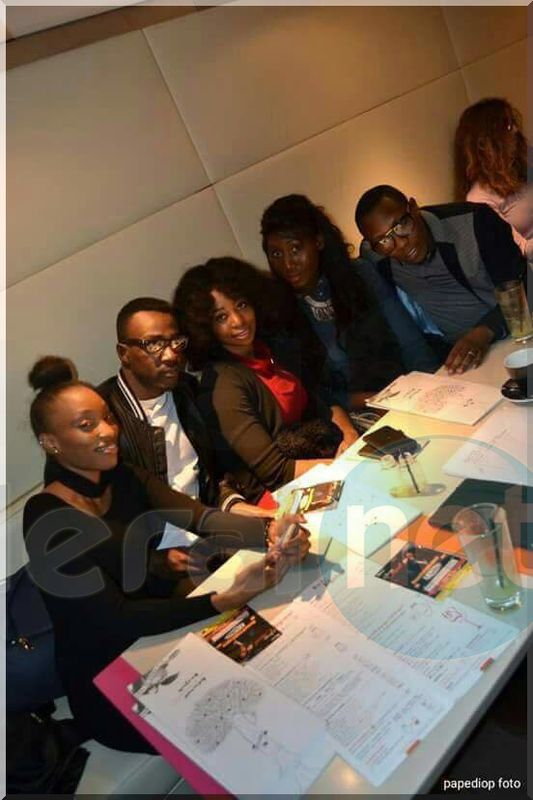 Photos-Adiouza à Paris pour une séance de travail avec les membres de B events