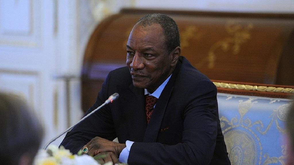 le président Guinéen Alpha Condé