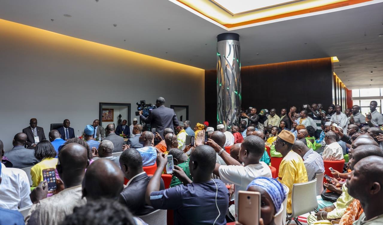 Le président Macky Sall et la communauté sénégalaise de la Cote d'Ivoire