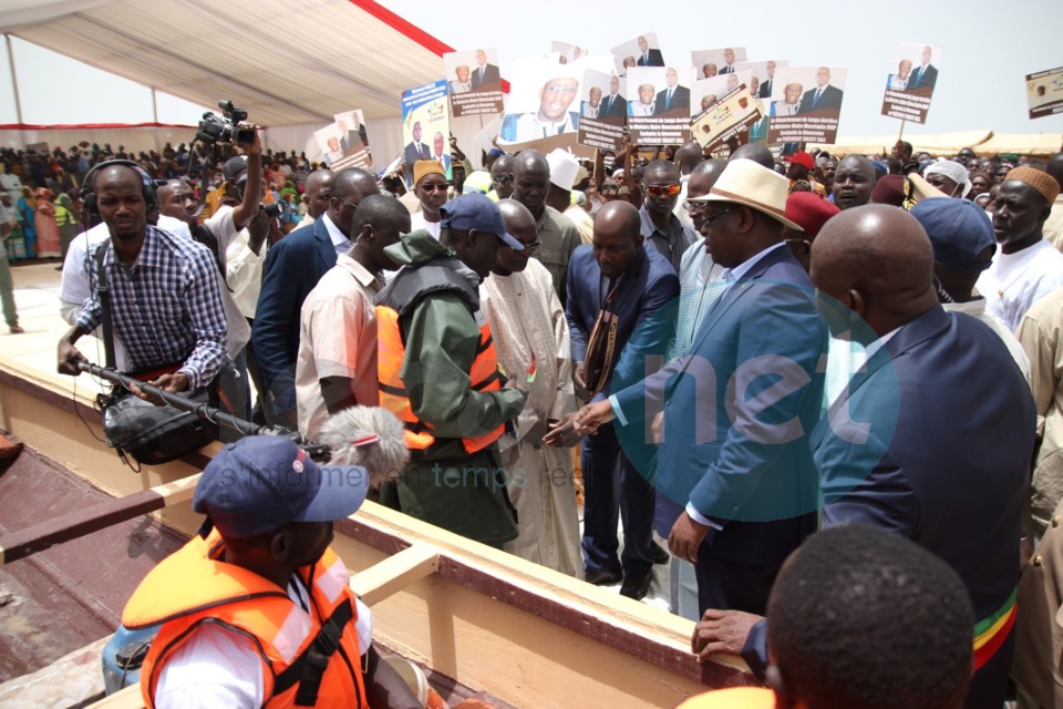 Photos: Inauguration du Quai de Pêche de Potou par le président Macky Sall