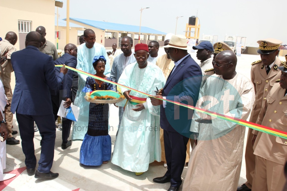 Photos: Inauguration du Quai de Pêche de Potou par le président Macky Sall