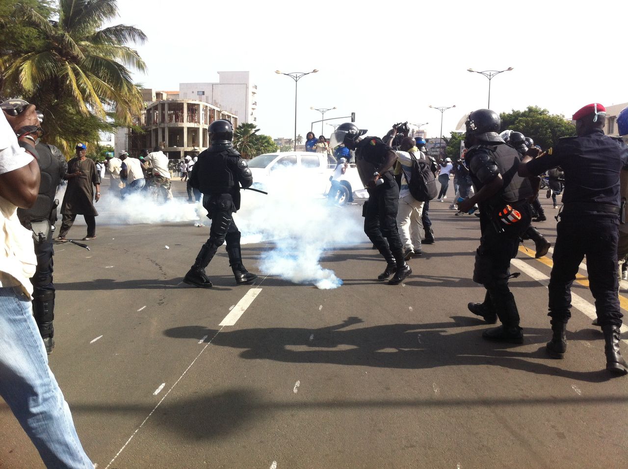 Caravane du « Président banlieusard »:Les partisans de Malick Gakou affrontent  les forces de police