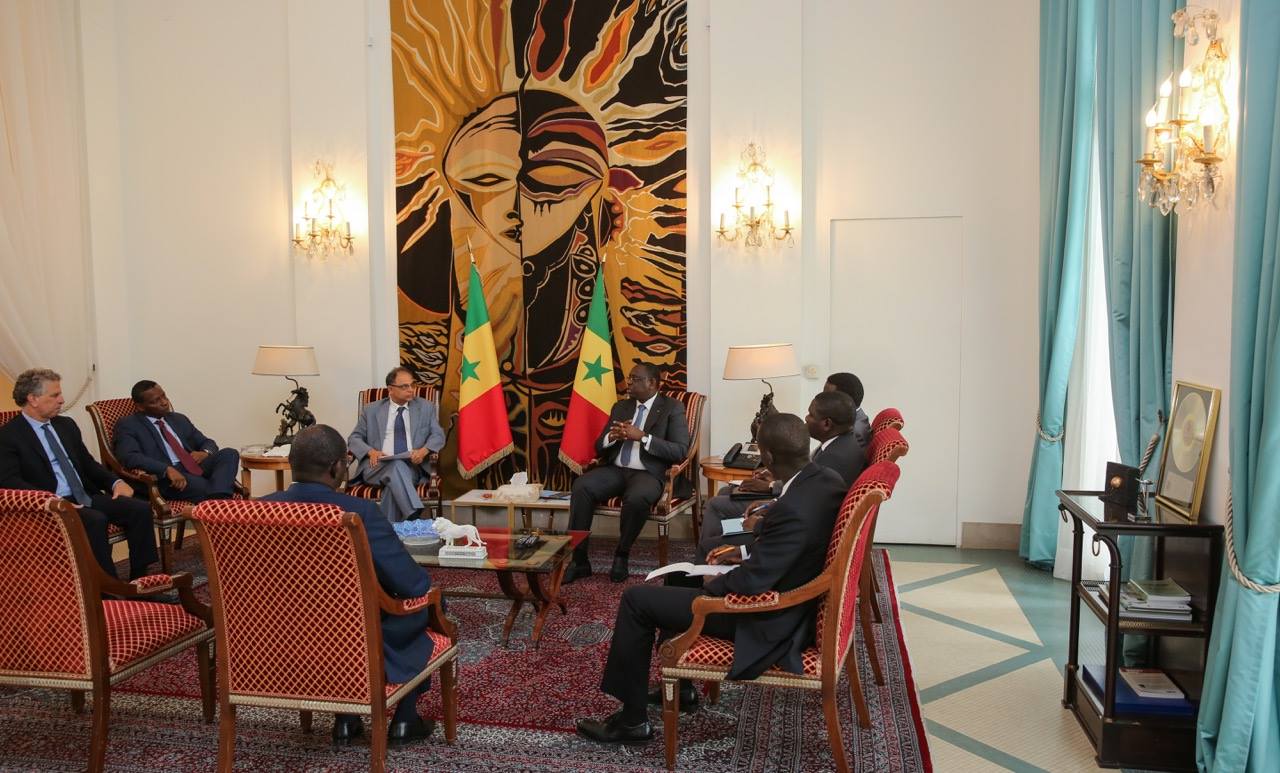Le Président Macky Sall a reçu le Président du Département Afrique du Fonds Monétaire International