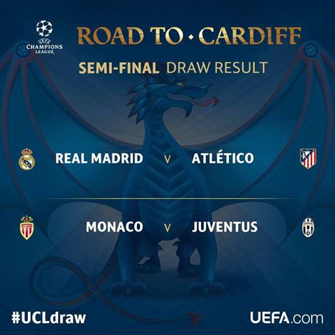 Ligue des Champions: La Juventus Turin pour l'AS Monaco, un derby Real-Atlético