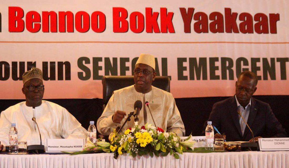 Le Président Macky Sall, président de Benno Bokk Yaakaar sur les prochaines élections législatives: "aucune liste parallèle, issue de nos rangs, ne sera tolérée"
